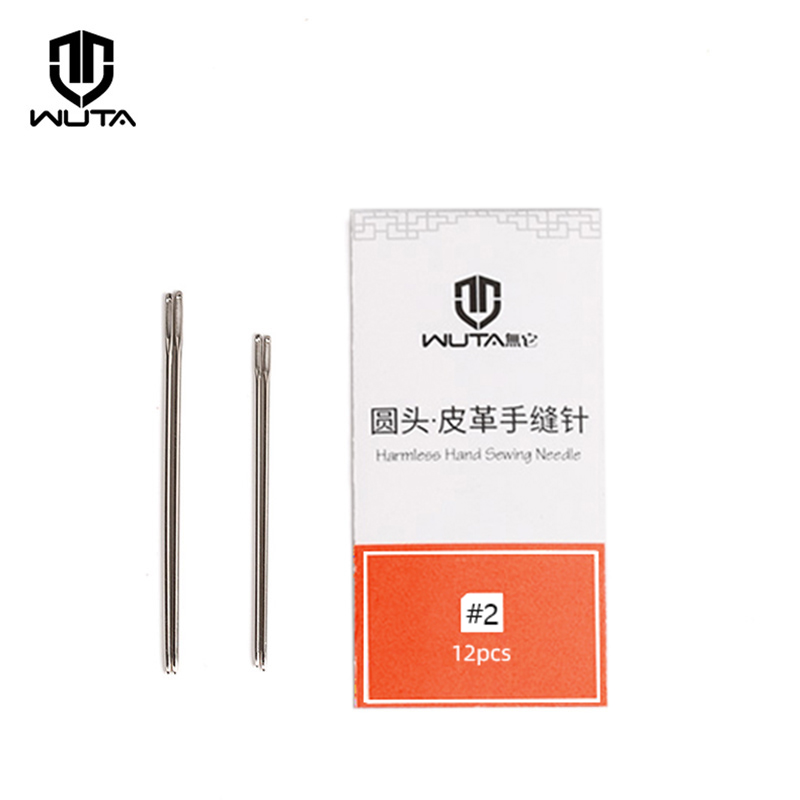 Leatherwork Needles - WUTA 12pcs Leathercraft Sewing Needles Large