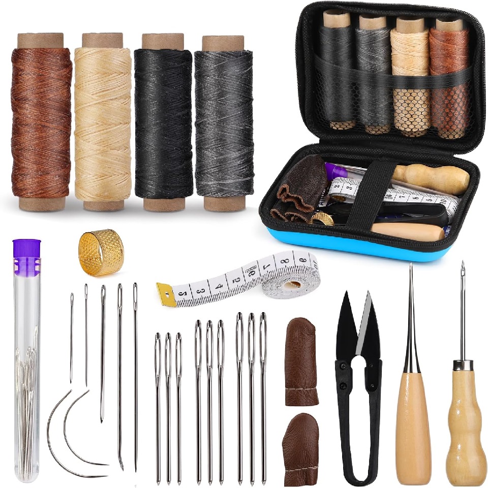 Leatherwork Needles - BUDDUR Leather Sewing Tools Kit With