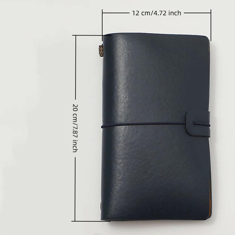 Leatherwork Journal - PU Leather Vintage Refillable Notebook Soft