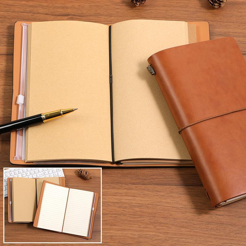 Leatherwork Journal - New Sale Vintage PU Leather Refillable