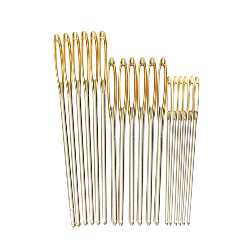 Leatherwork Needles - 18pcs/Set 7/6/5.2cm 3 Sizes Large Leather