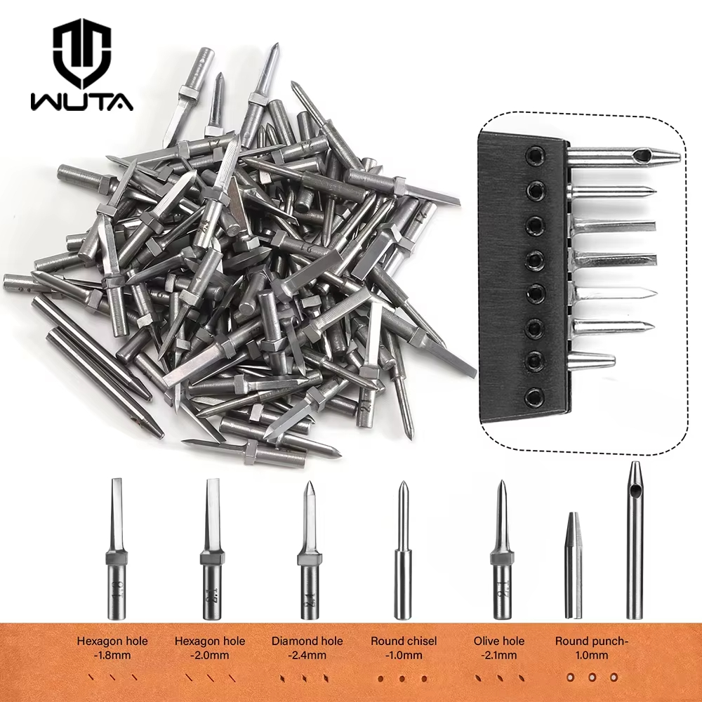 Leather Punch Revolving - WUTA 20 Pcs Replaceable Round Hole