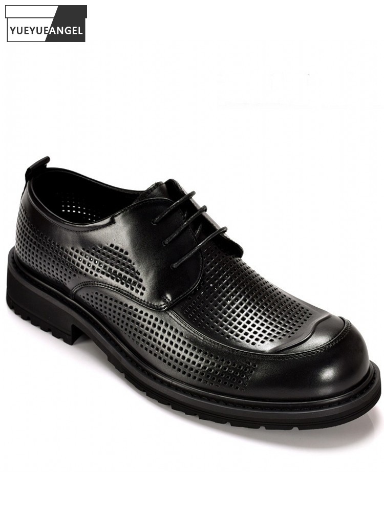 Summer Business Men Breathable - Leather Work Outfit review and price