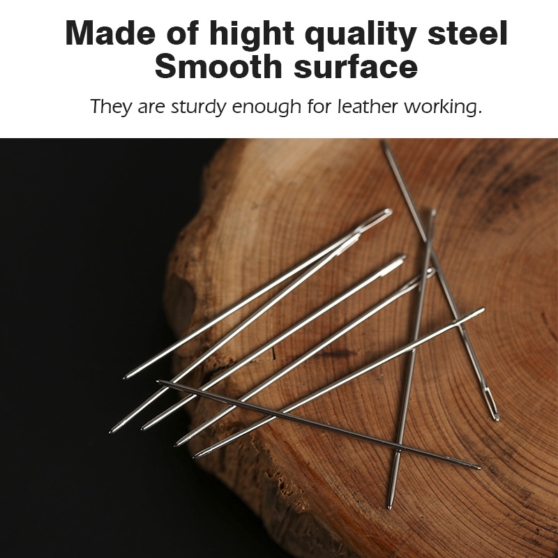 WUTA 12pcs Leathercraft Sewing - Leatherwork Needles review and price