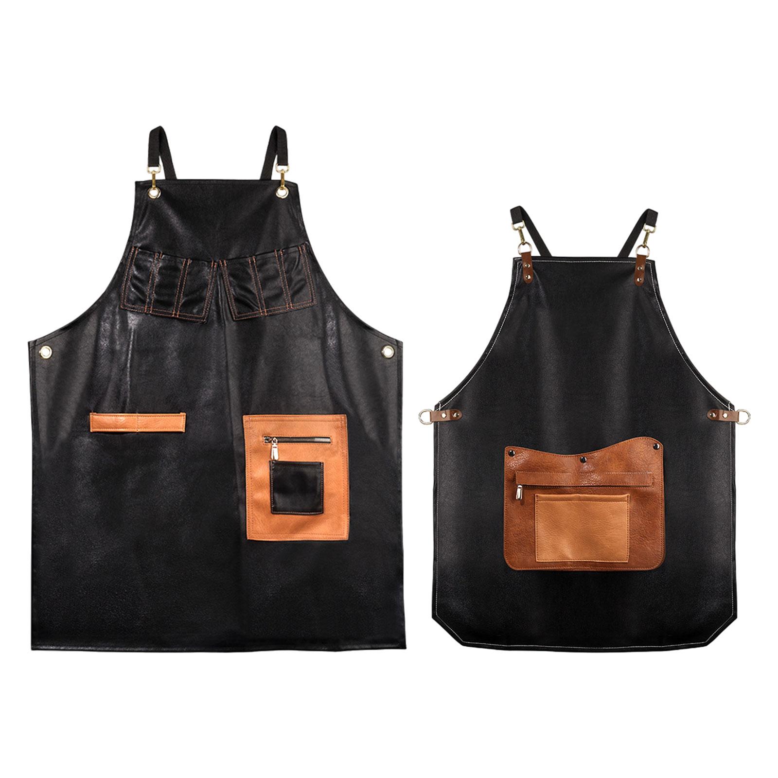 PU Leather Apron Coffee Shop W - Leatherwork Apron review and price