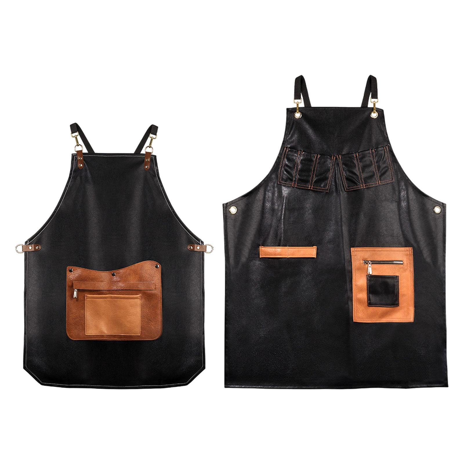 PU Leather Apron Coffee Shop W - Leatherwork Apron review and price