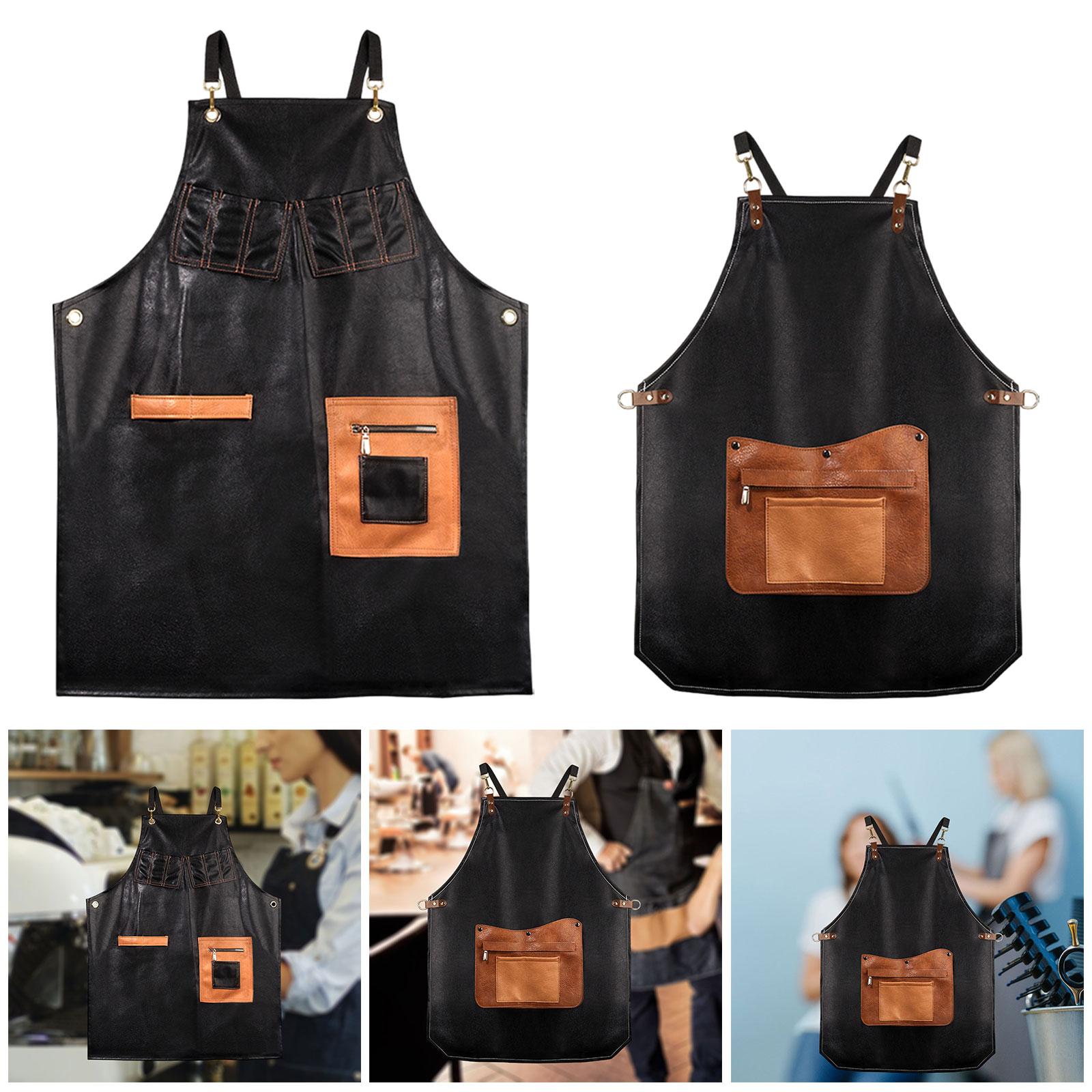 PU Leather Apron Coffee Shop W - Leatherwork Apron review and price
