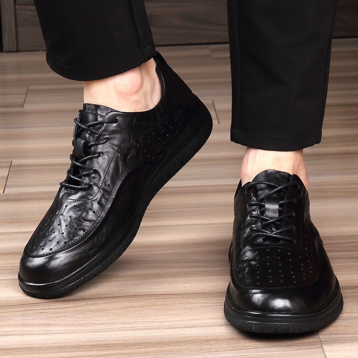 Casual Genuine Leather Shoes E - Leather Work Outfit review and price