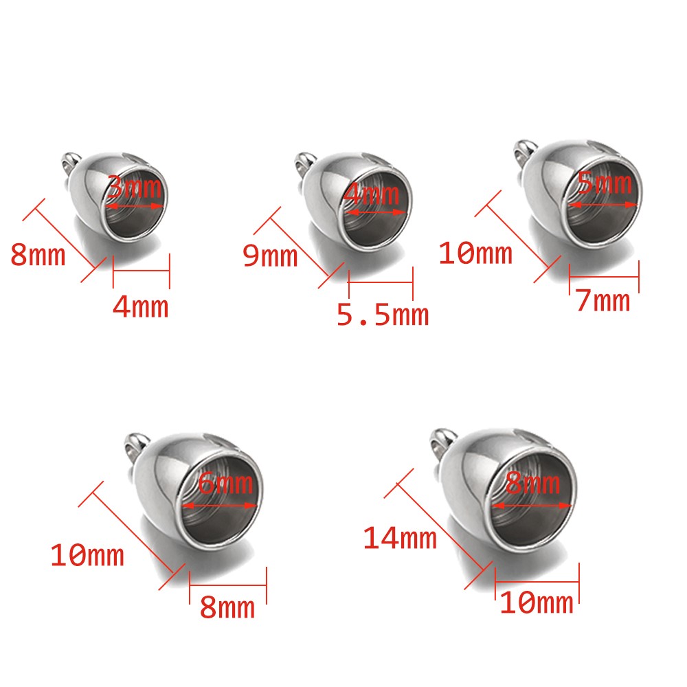 20pcs Tube End Caps Stainless  - Leatherwork Beginner review and price