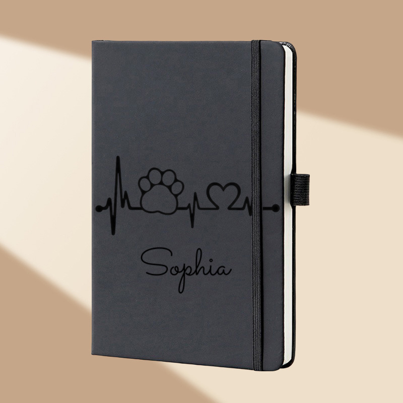 Custom Name Floral Monogram A5 - Leatherwork Journal review and price