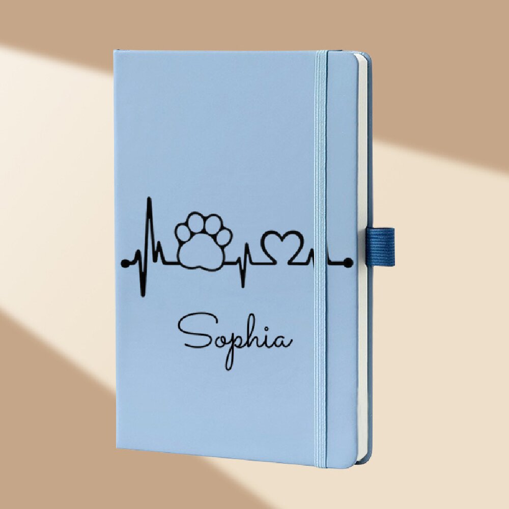 Custom Name Floral Monogram A5 - Leatherwork Journal review and price