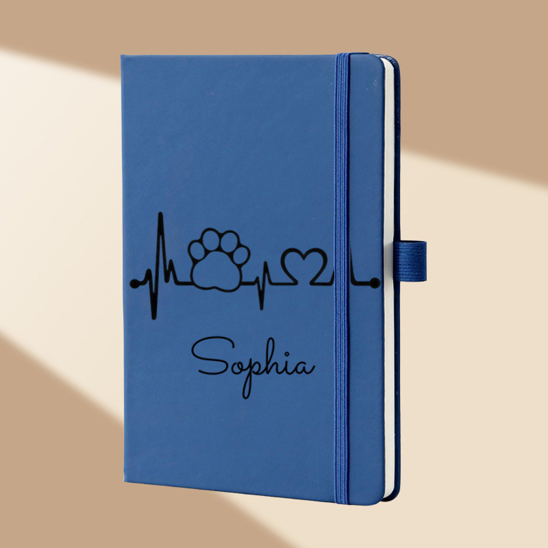 Custom Name Floral Monogram A5 - Leatherwork Journal review and price