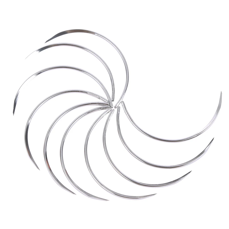 10Pcs Metal 1/2 Corner Medical - Leatherwork Needles review and price