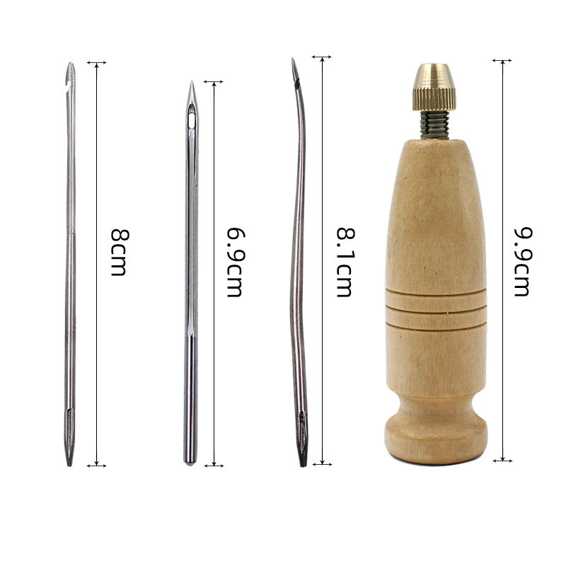 1Set DIY Leather Sewing Awl Ne - Leatherwork Needles review and price