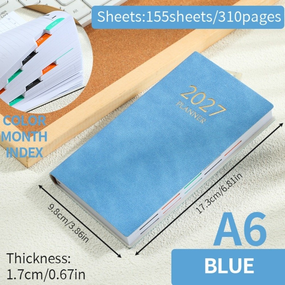 A6 Daily Planner Notebook 2027 - Leatherwork Journal review and price