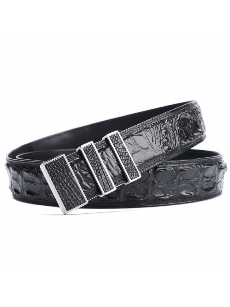 High Quality Men Crocodile Gen - Leather Works Belt review and price