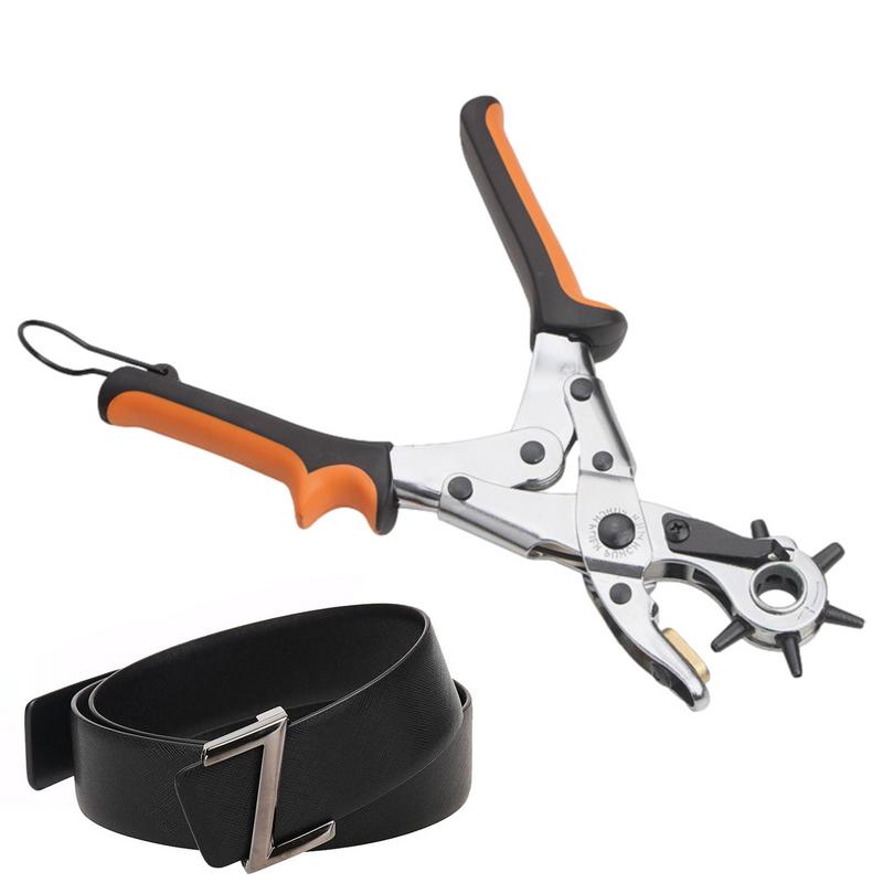 Leather Belt Hole Punch Plier  - Leather Punch Revolving review and price