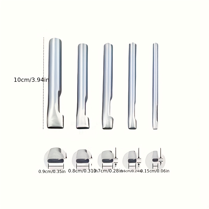 5pcs Leather Oblong Belt Hole  - Leather Punch Revolving review and price