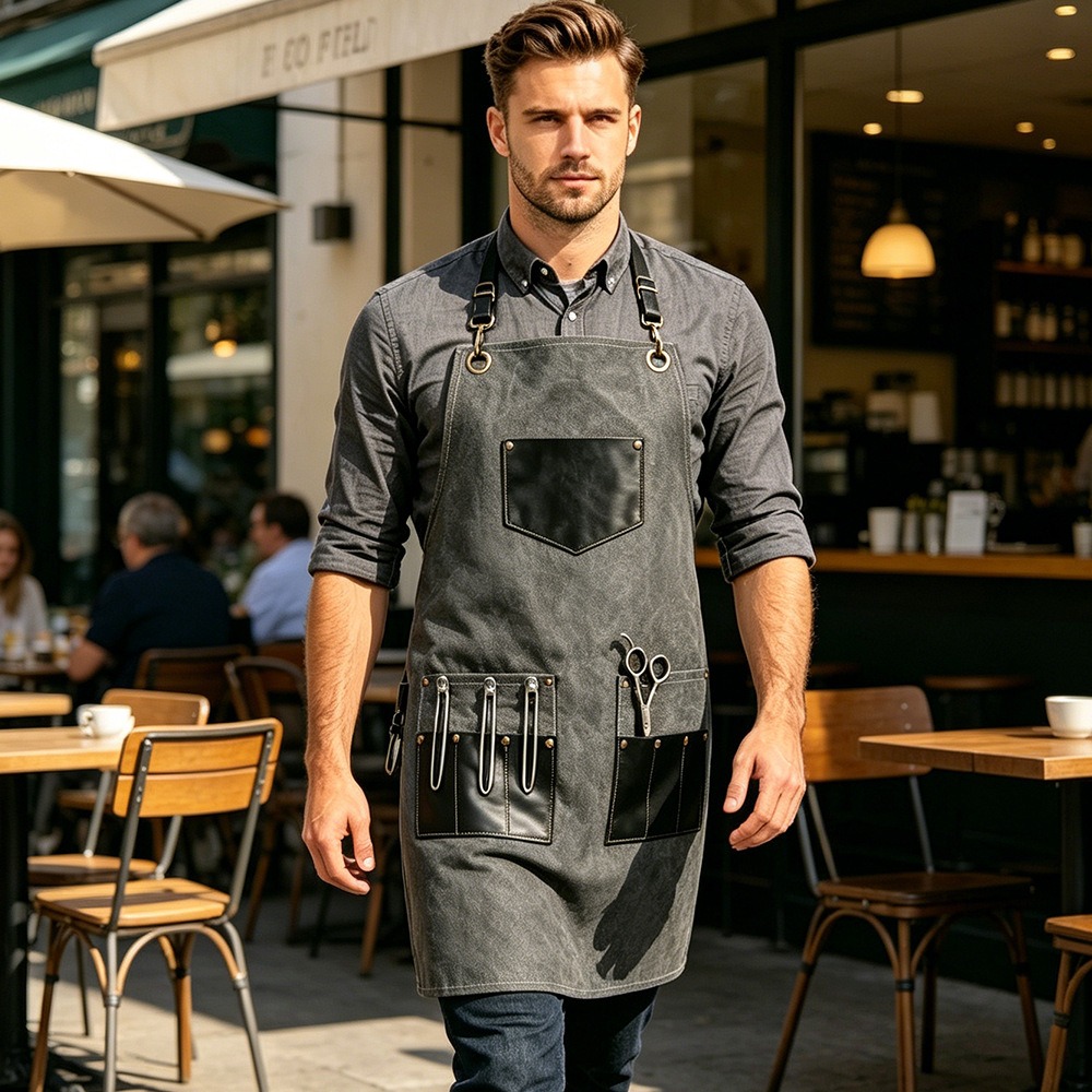 Thick Canvas Apron Leather Mul - Leatherwork Apron review and price