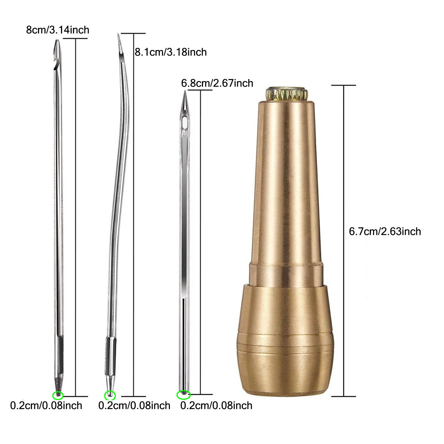 Leather Sewing Kit DIY Leather - Leatherwork Needles review and price
