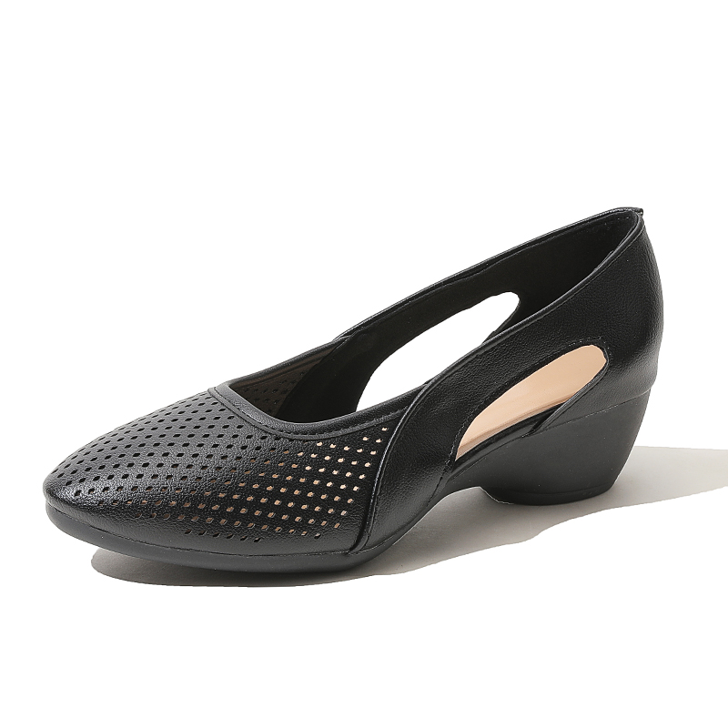 Womens Pumps Hollow Out Breath - Leather Work Outfit review and price