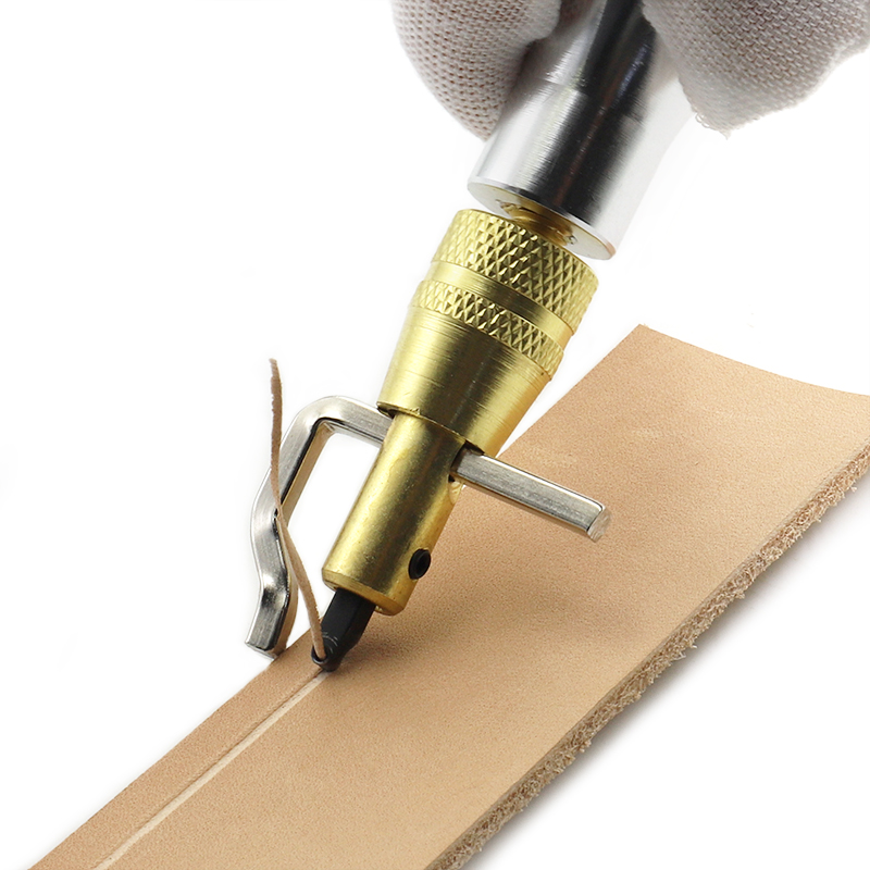1Set Metal Adjustable Leather  - Leather Edge Beveler review and price