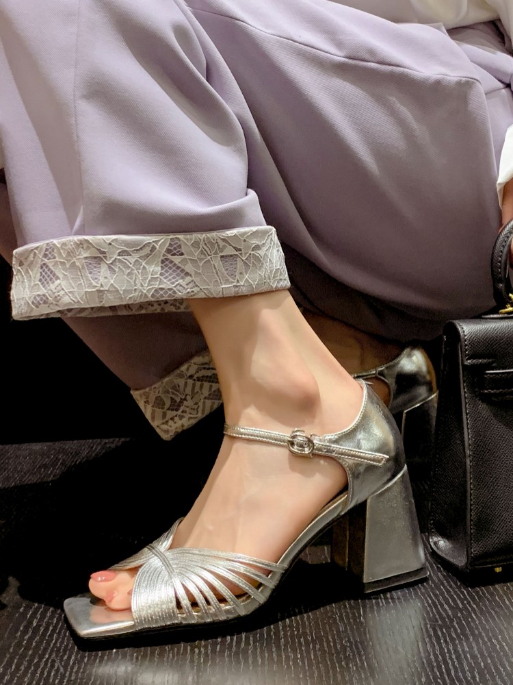 Elegant Women High Heels Hollo - Leather Work Outfit review and price