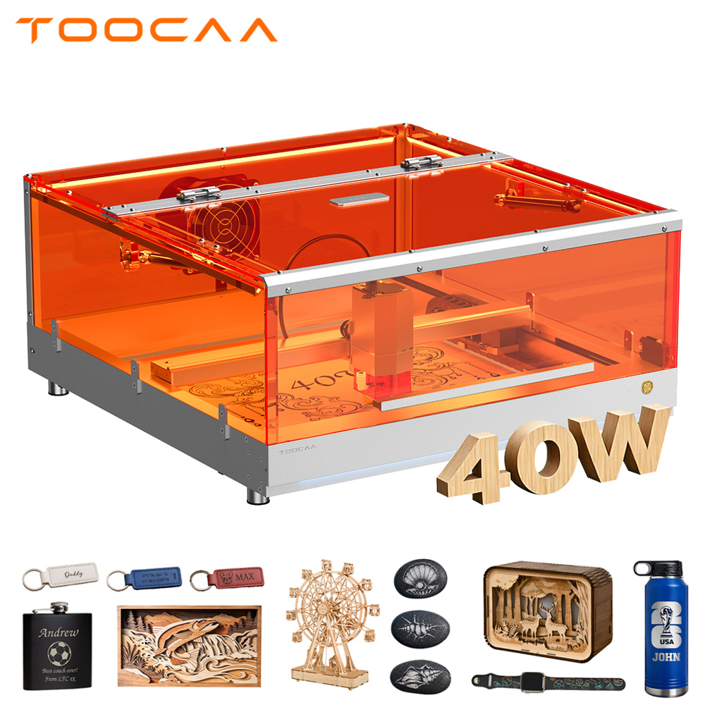 TOOCAA L2 40W AI Desktop Laser - Leatherwork Classes review and price
