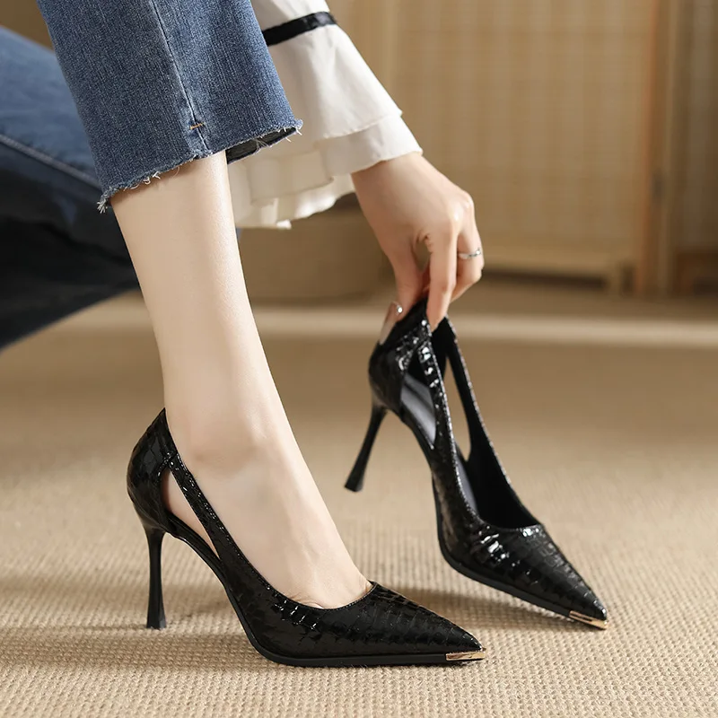 Fashion Patent Leather Women H - Leather Work Outfit review and price