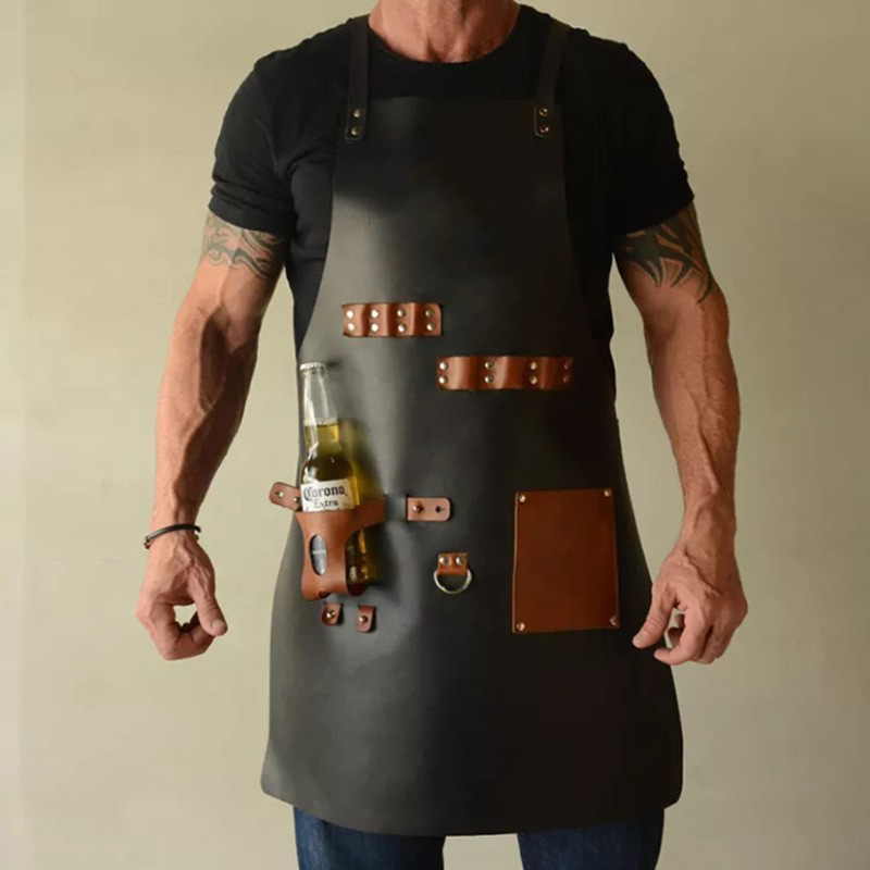 Outdoor PU Leather Apron Outdo - Leatherwork Apron review and price