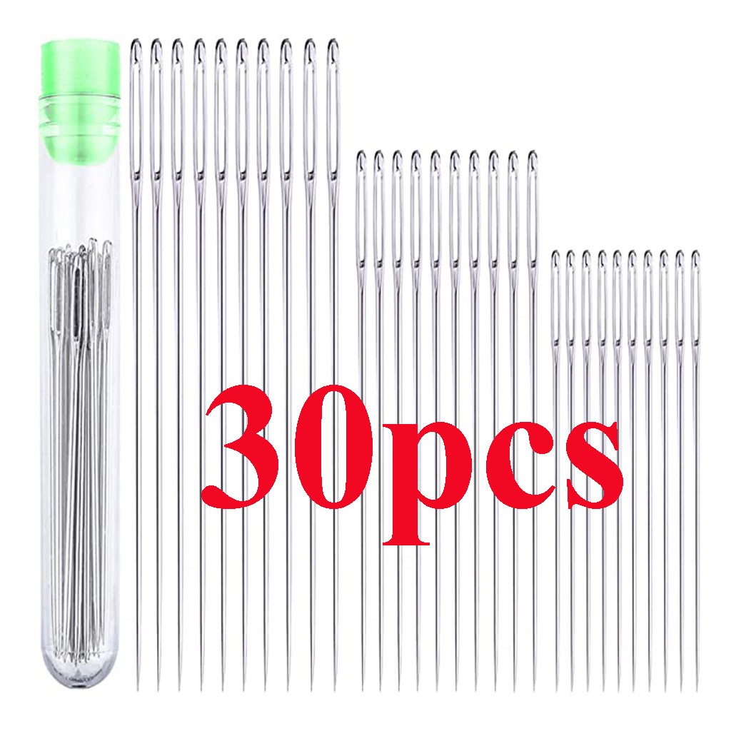 30pcs 5 Sizes Large Eye Sewing - Leatherwork Needles review and price