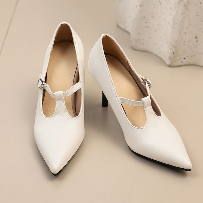 Faux Suede Pumps Women High He - Leather Works Belt review and price
