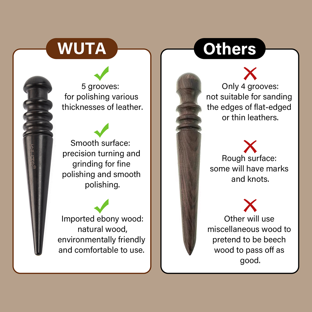 WUTA 1PC Pro Leather Edge Burn - Leatherwork Roller review and price