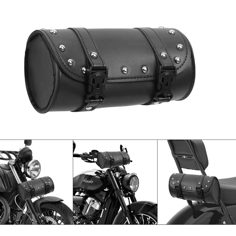 Motorcycle Bags Black Pu Leath - Leatherwork Roller review and price