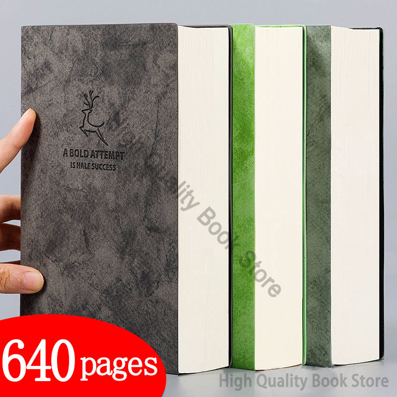 Super Thick Blank Book,80gsm,3 - Leatherwork Journal review and price