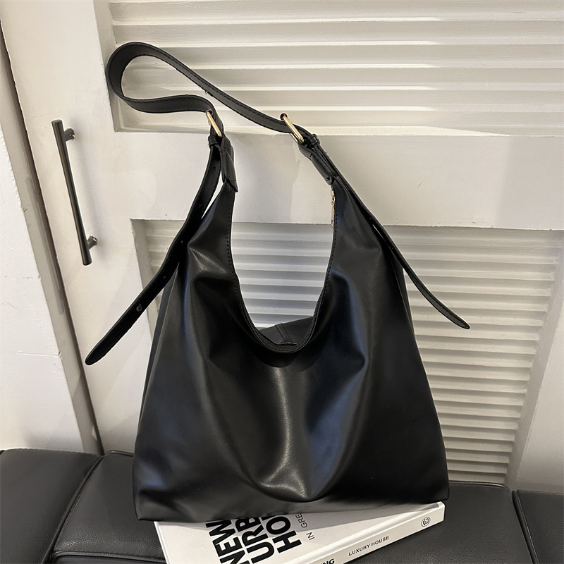 Sleek Black Leather Shoulder U - Leather Work Outfit review and price