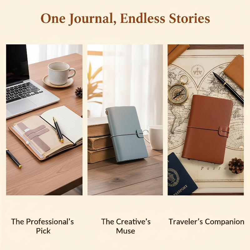 Vintage PU Leather Refillable  - Leatherwork Journal review and price